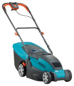 Buy lawn mower GARDENA PowerMax 34E online, Photo and Characteristics