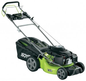 Buy self-propelled lawn mower RYOBI RLM 4617SME online, Photo and Characteristics