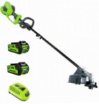 Købe trimmer Greenworks 2100207 G-MAX 40V GD40STK2X top online