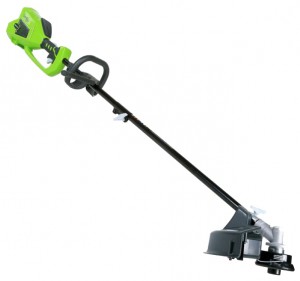 Buy trimmer Greenworks 2100207 G-MAX 40V GD40BC online, Photo and Characteristics