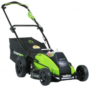 Satın almak çim biçme makinesi Greenworks 2500407 G-MAX 40V 18-Inch DigiPro çevrimiçi, fotoğraf ve özellikleri