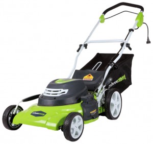 Satın almak çim biçme makinesi Greenworks 25022 12 Amp 20-Inch çevrimiçi, fotoğraf ve özellikleri