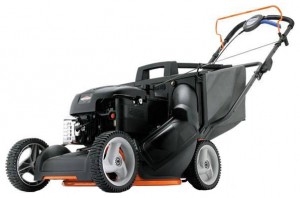 Satın almak kendinden hareketli çim biçme makinesi Husqvarna R 145SV çevrimiçi, fotoğraf ve özellikleri