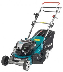 Buy self-propelled lawn mower Makita PLM4632 online, Photo and Characteristics