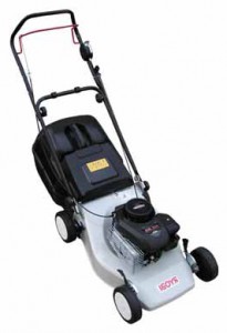 Buy self-propelled lawn mower RYOBI RBLM 40BS/SP online, Photo and Characteristics