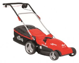 Buy lawn mower Grizzly ERM 1642 A online, Photo and Characteristics