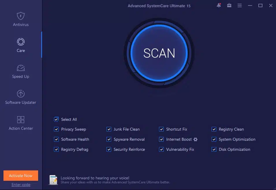 IObit Advanced SystemCare Ultimate 15 Key (1 Year / 3 PCs) [USD 18.05]
