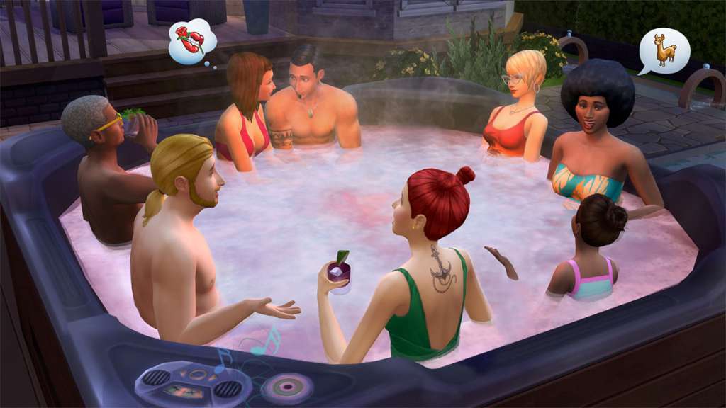 The Sims 4 Bundle: Spa Day & Perfect Patio Stuff Expansion Pack Origin CD Key [USD 22.58]