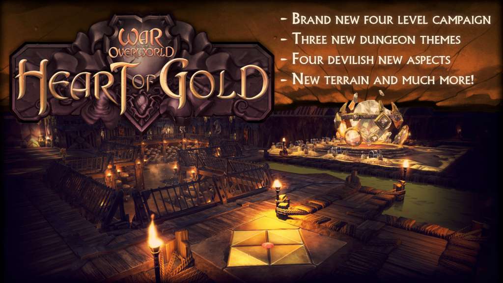 War for the Overworld - Heart of Gold DLC Steam CD Key [USD 3.68]