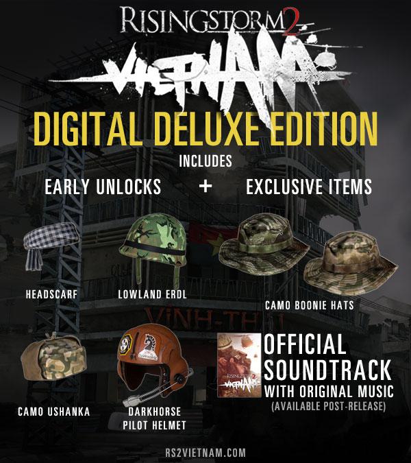 Rising Storm 2: Vietnam Digital Deluxe Edition Steam CD Key [USD 3.8]