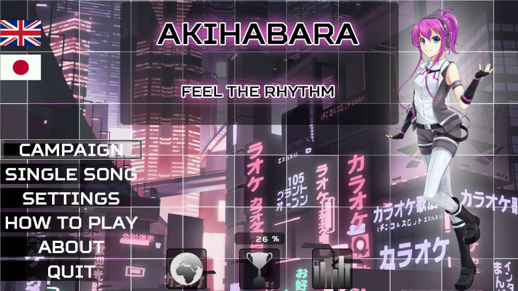 Akihabara - Feel the Rhythm Steam CD Key [USD 1.25]