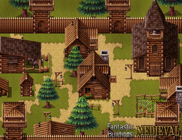 RPG Maker VX Ace - Fantastic Buildings: Medieval Steam CD Key [USD 6.54]
