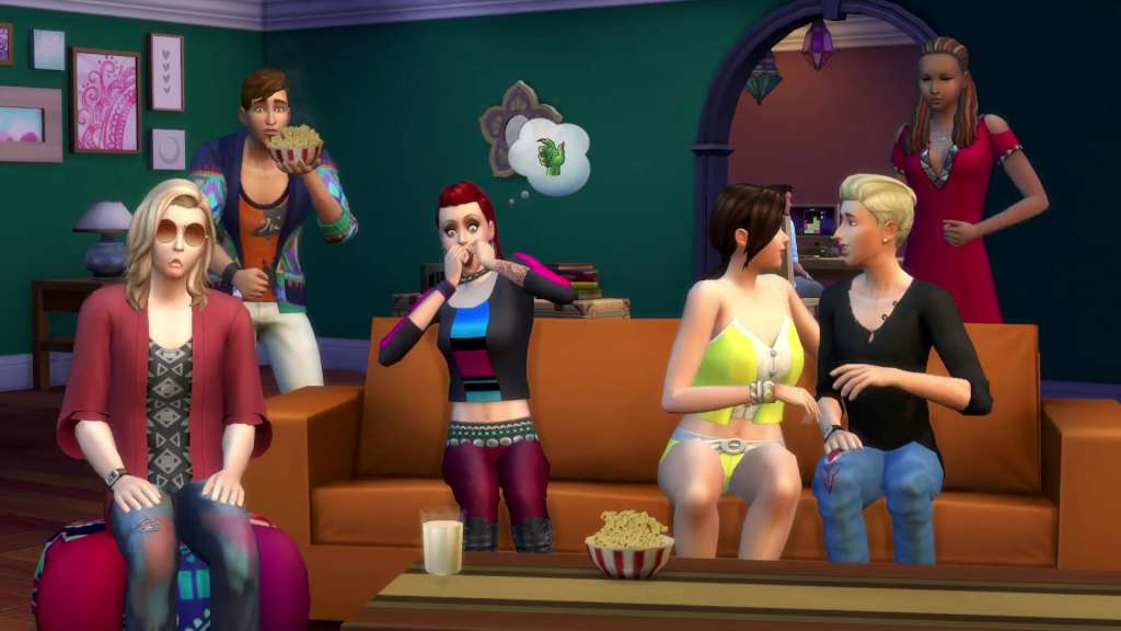 The Sims 4 - Movie Hangout Stuff DLC Origin CD Key [USD 9.37]