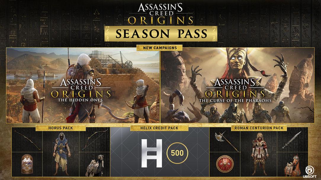 Assassin's Creed: Origins - Season Pass Ubisoft Connect CD Key [USD 13.55]