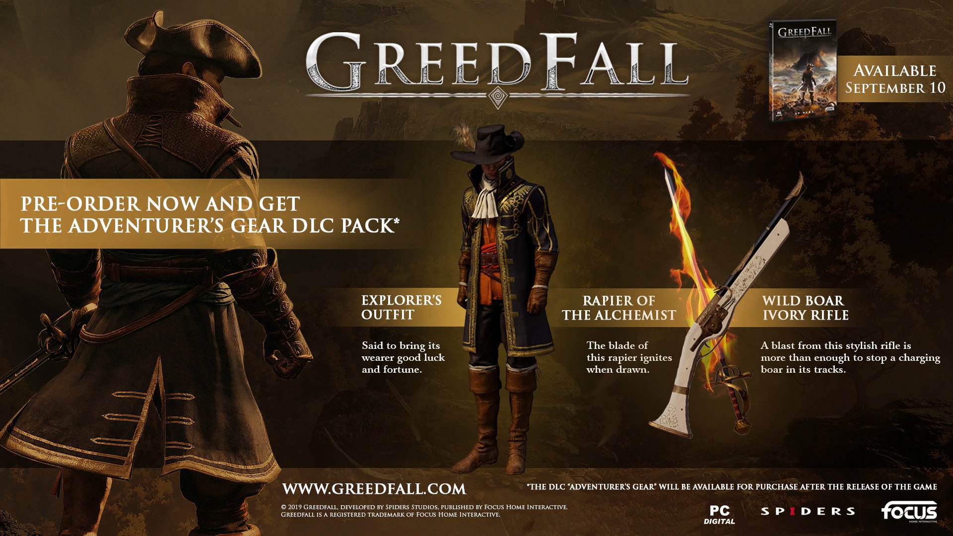 GreedFall Gold Edition EU XBOX One CD Key [USD 19.55]