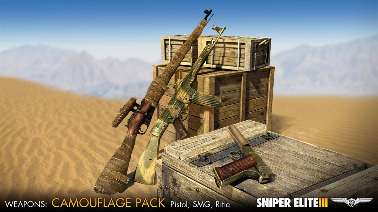 Sniper Elite III - Camouflage Weapons Pack DLC Steam CD Key [USD 2.25]