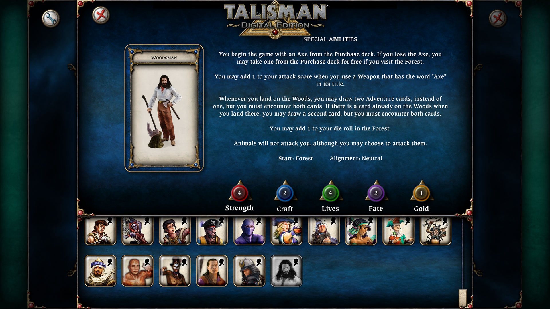 Talisman - Character Pack #17 - Woodsman DLC Steam CD Key [USD 1.14]