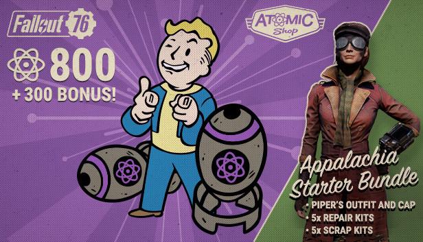 Fallout 76 - Appalachia Starter Bundle DLC Steam Altergift [USD 10.51]