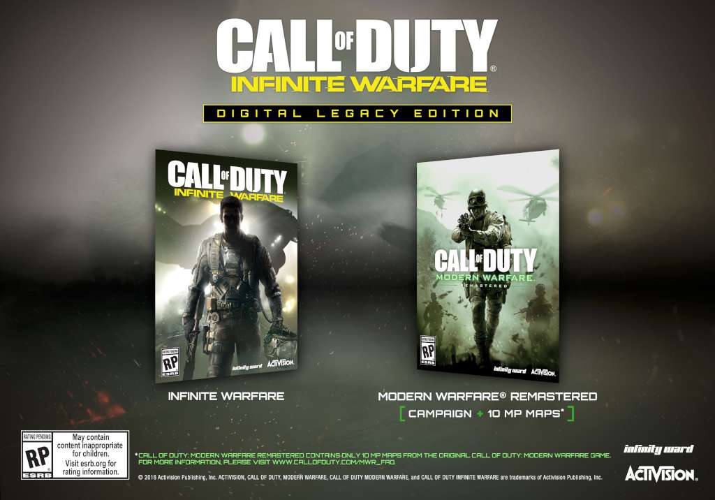 Call of Duty: Infinite Warfare Legacy Edition NA Steam CD Key [USD 68.2]