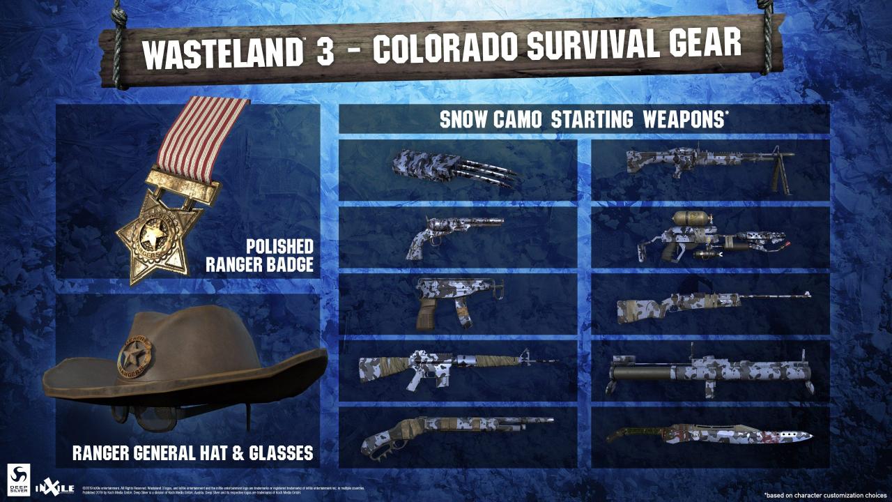 Wasteland 3 - Colorado Survival Gear DLC Steam CD Key [USD 1.63]