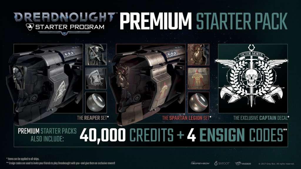 Dreadnought - Premium Starter Pack DLC Activation CD Key [USD 0.72]