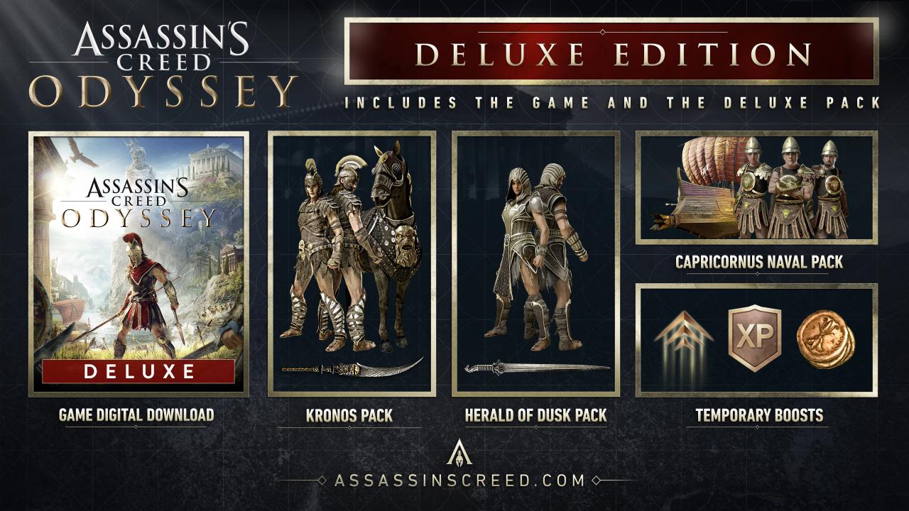 Assassin's Creed Odyssey Deluxe Edition EMEA Ubisoft Connect CD Key [USD 13.94]