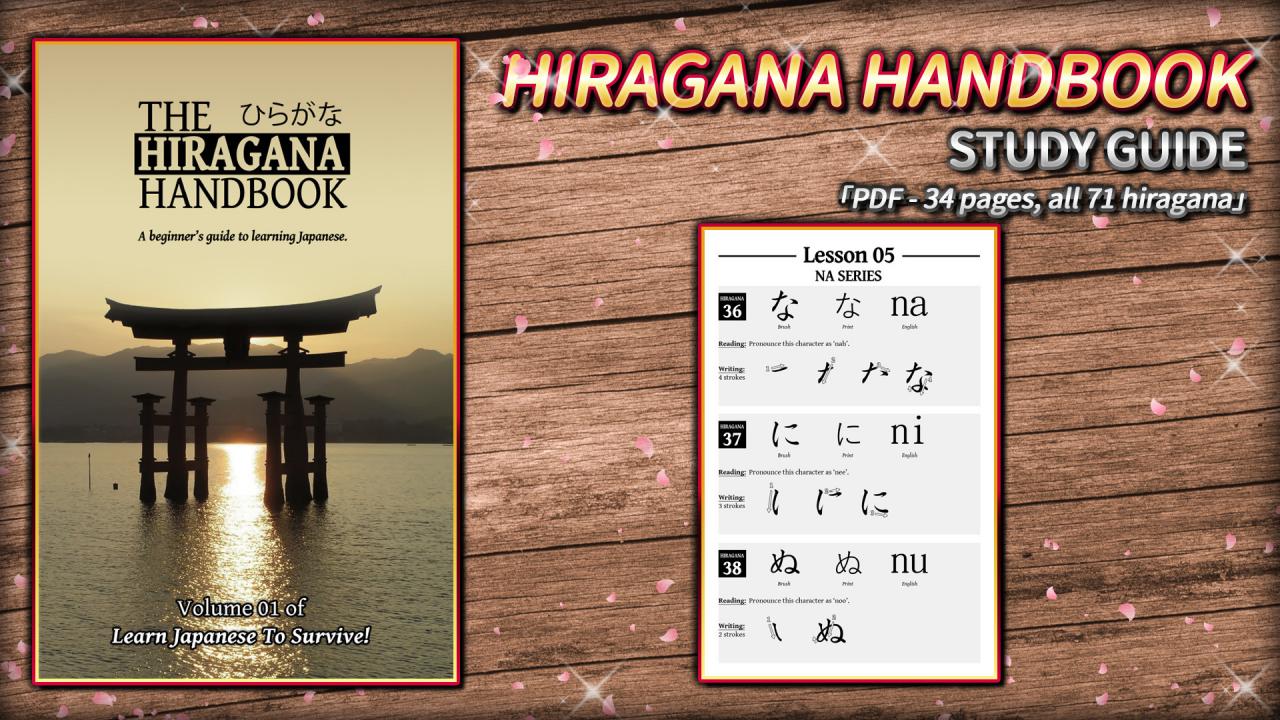 Learn Japanese To Survive! Hiragana Battle - Study Guide DLC Steam CD Key [USD 1.8]
