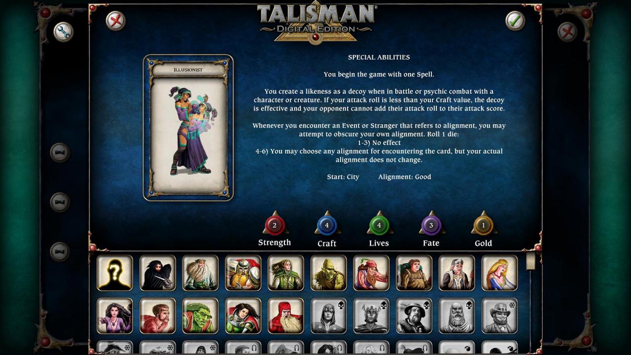 Talisman - Character Pack #11 - Illusionist DLC Steam CD Key [USD 0.8]