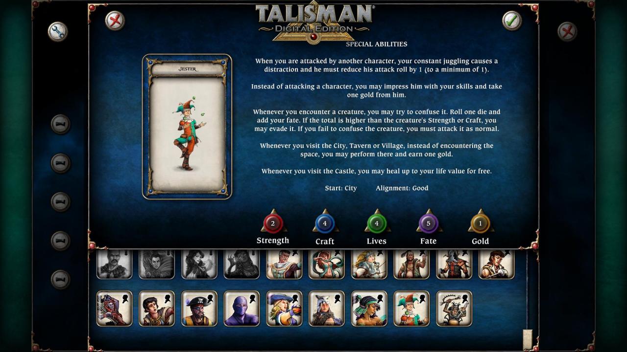 Talisman - Character Pack #12 - Jester DLC Steam CD Key [USD 0.86]