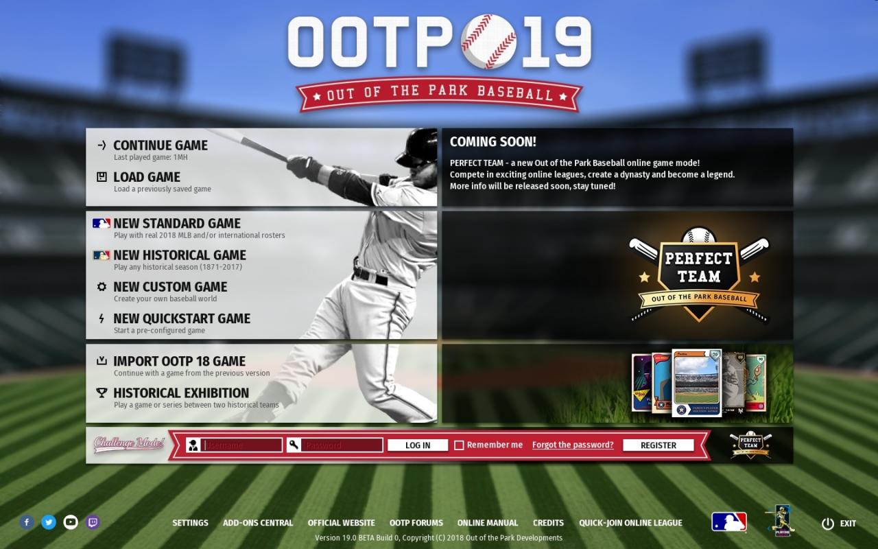 Out of the Park Baseball 19 Steam CD Key [USD 135.58]
