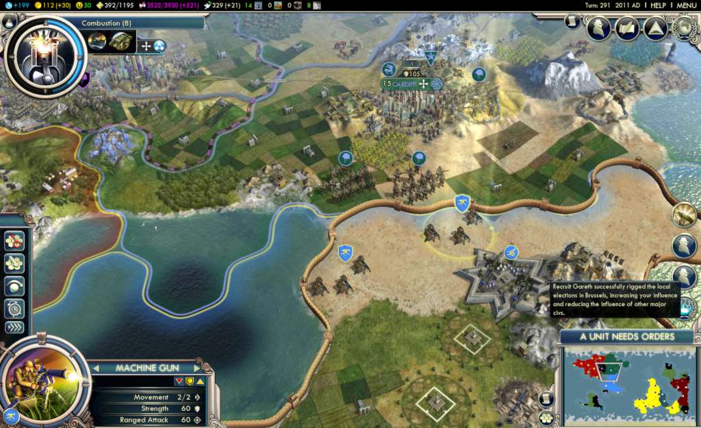 Sid Meier's Civilization V + Gods and Kings Expansion Steam CD Key [USD 2.55]