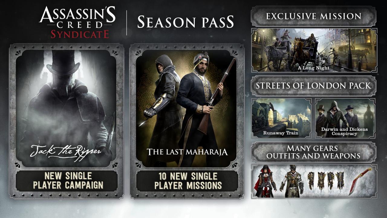 Assassin's Creed Syndicate - Season Pass Ubisoft Connect CD Key [USD 7.9]