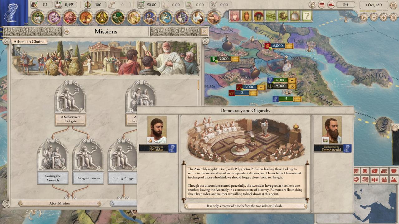 Imperator: Rome - Magna Graecia Content Pack DLC EU Steam Altergift [USD 5.38]