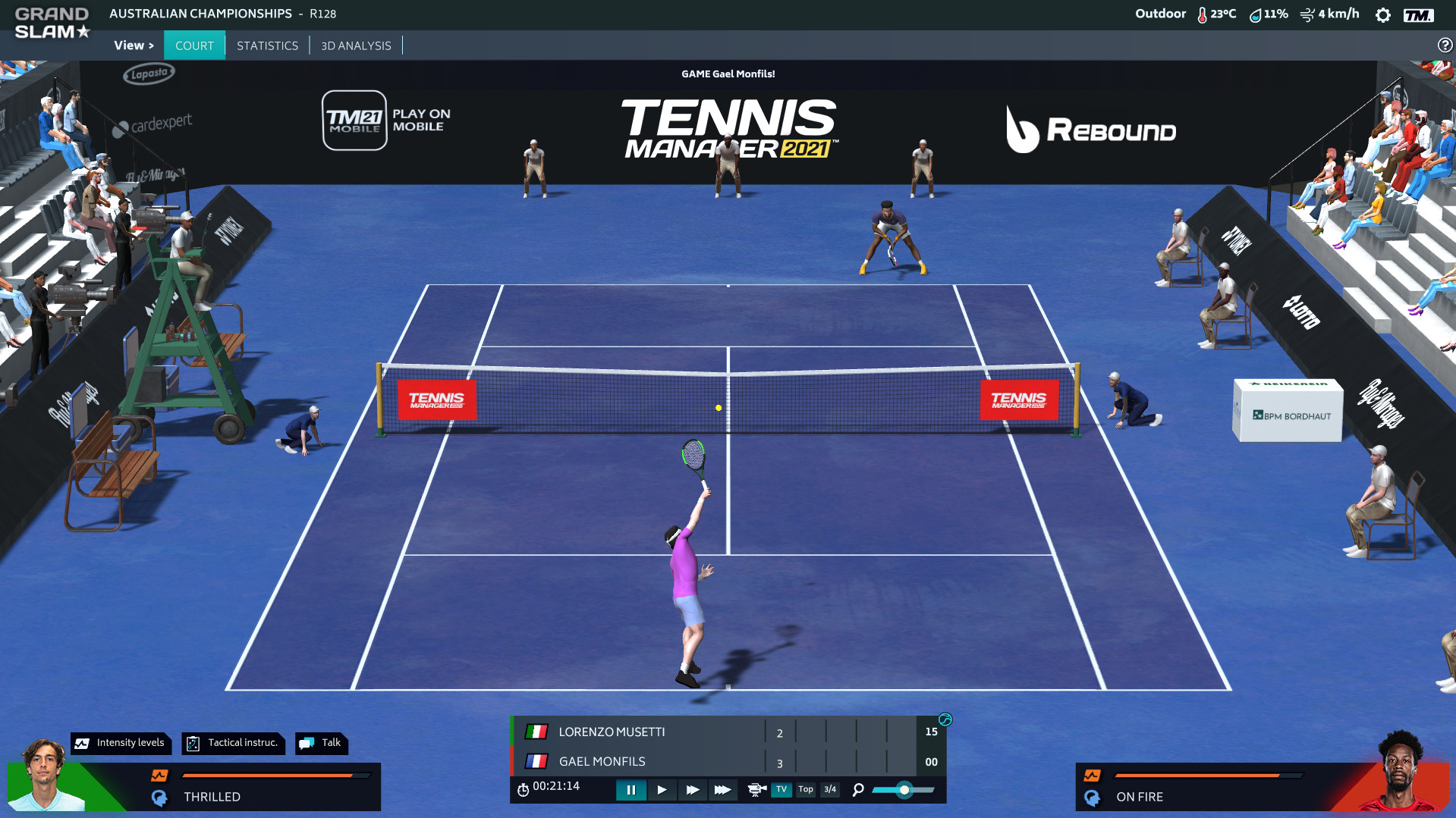 Tennis Manager 2021 Steam CD Key [USD 2.86]