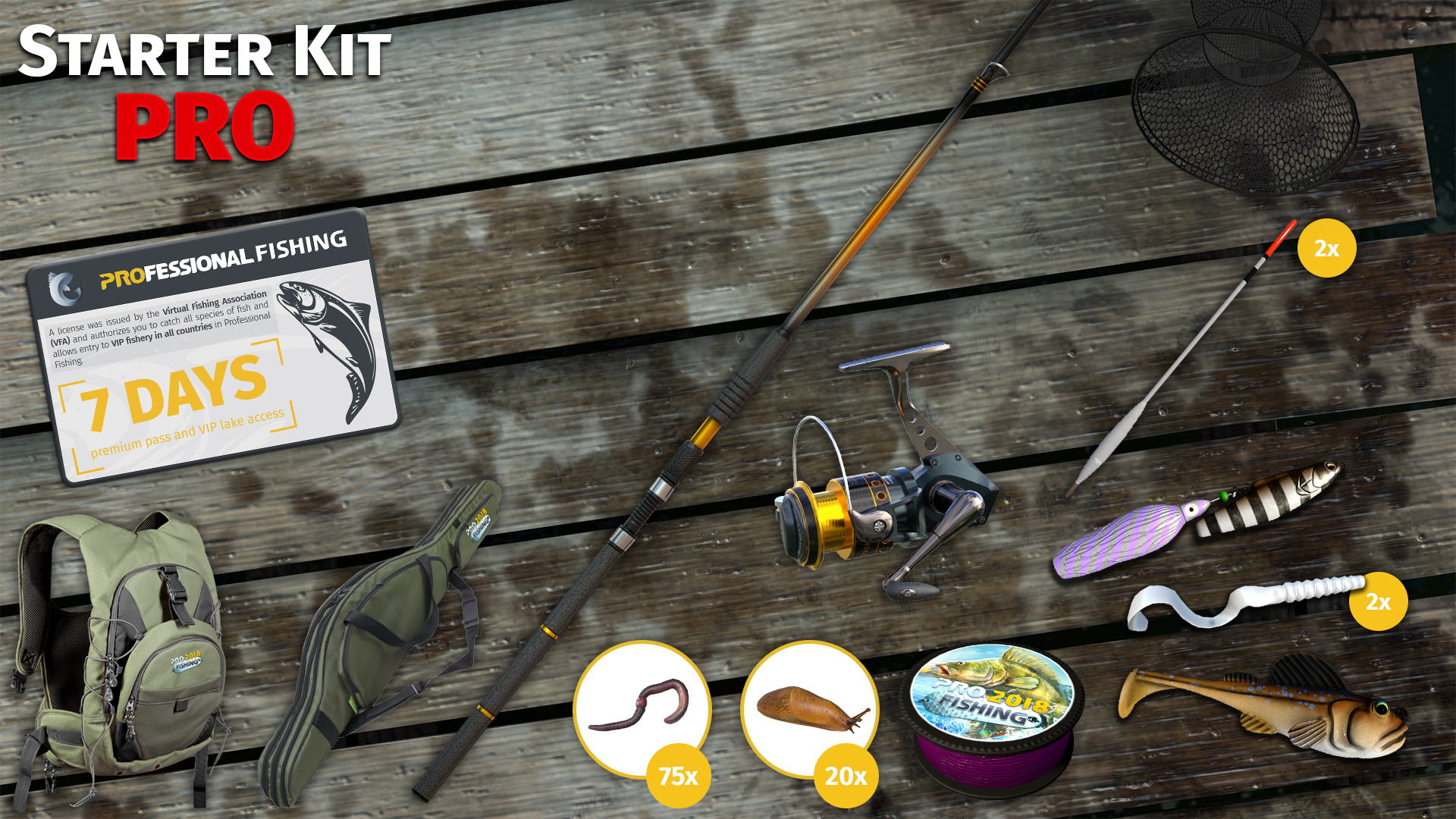 Professional Fishing - Starter Kit Pro DLC Steam CD Key [USD 1.02]