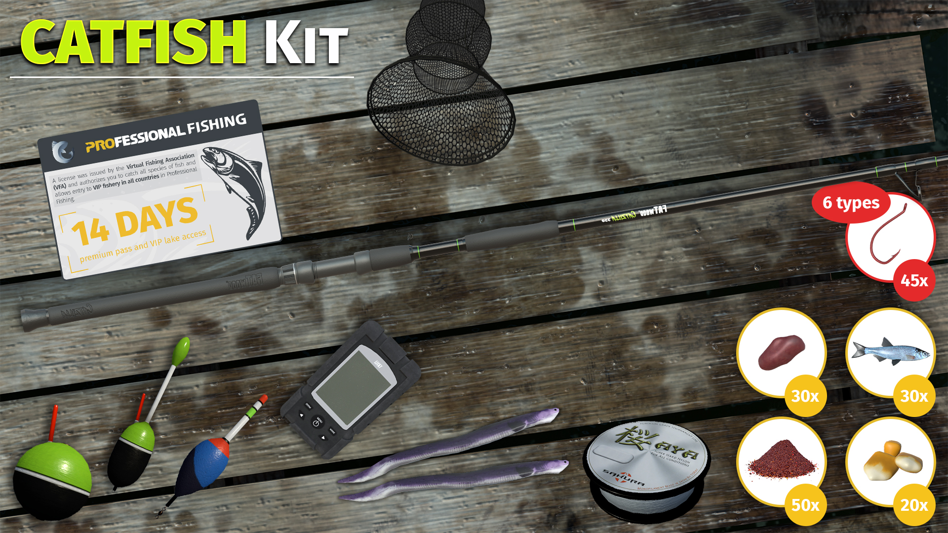 Professional Fishing - Catfish Kit DLC Steam CD Key [USD 1.24]