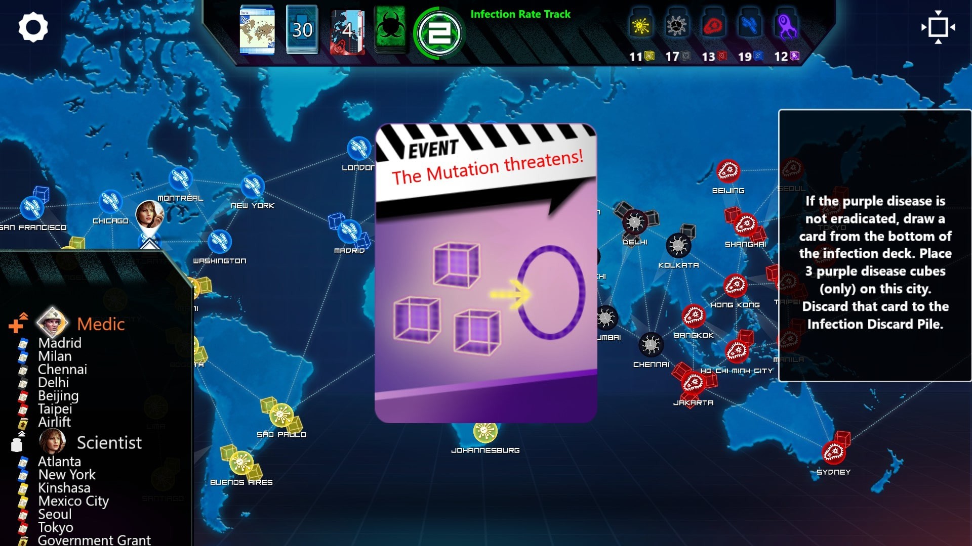 Pandemic: On the Brink - Mutation DLC Steam CD Key [USD 0.79]