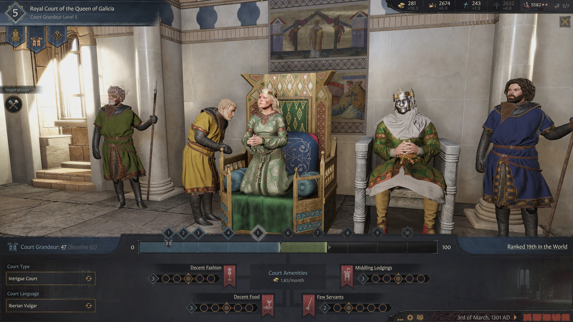 Crusader Kings III - Royal Court DLC Steam CD Key [USD 18.28]