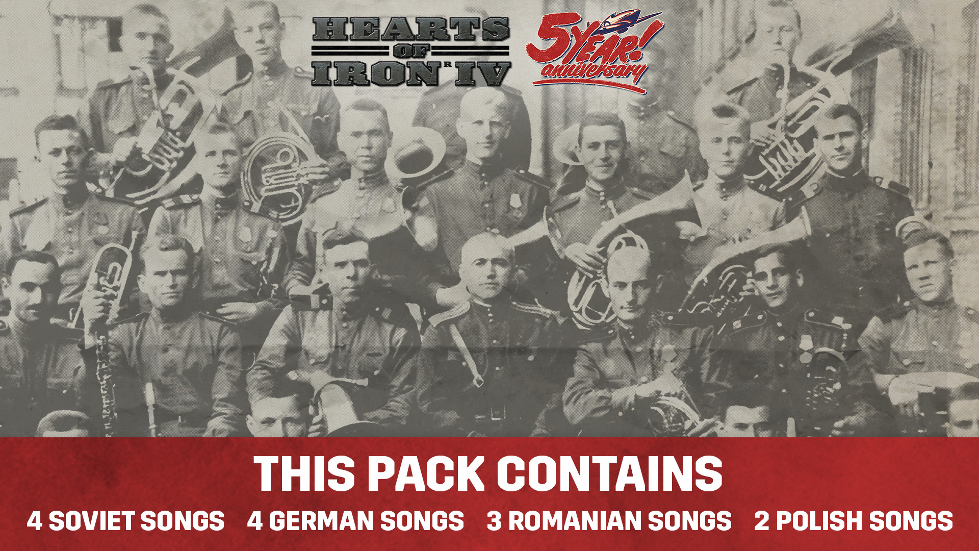 Hearts of Iron IV - Eastern Front Music Pack DLC Steam CD Key [USD 3.15]