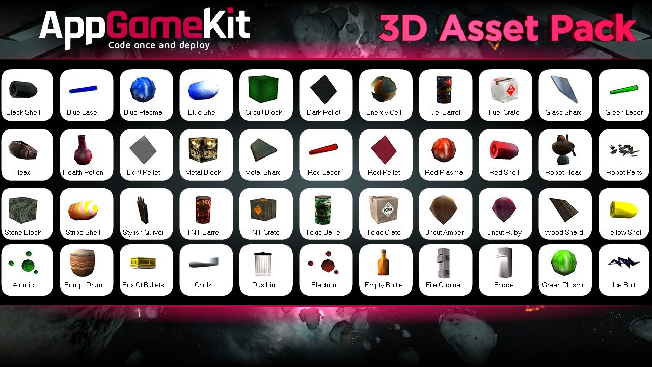 AppGameKit - 3D Asset Pack DLC Steam CD Key [USD 1.64]