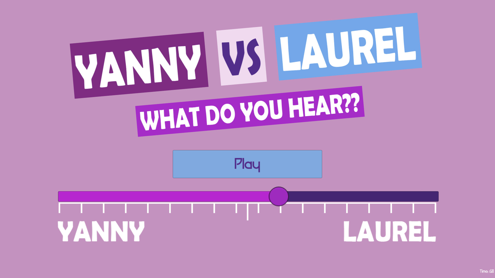 What do you hear?? Yanny vs Laurel Steam CD Key [USD 0.75]