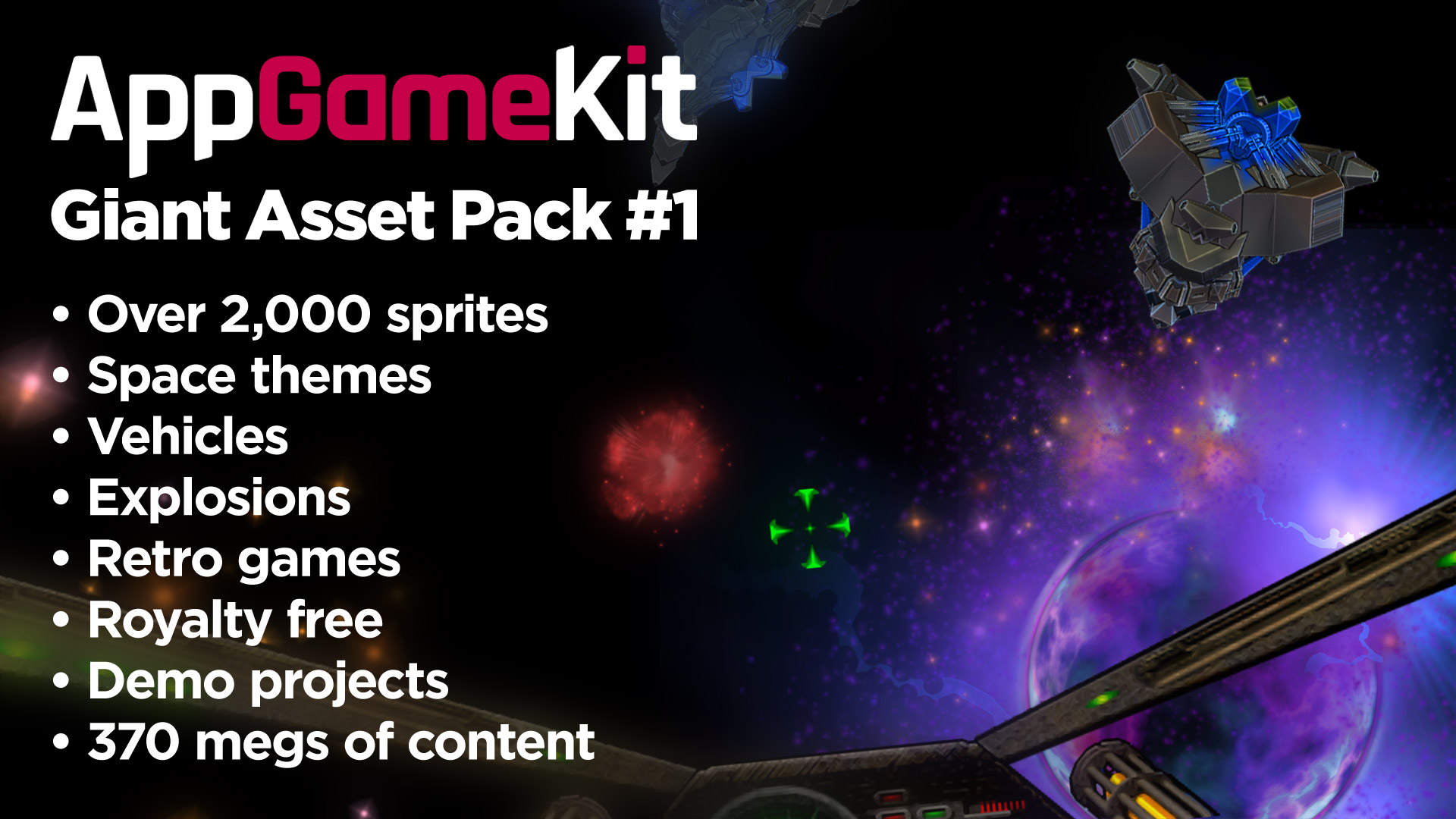 AppGameKit Classic - Giant Asset Pack 1 DLC EU Steam CD Key [USD 2.18]