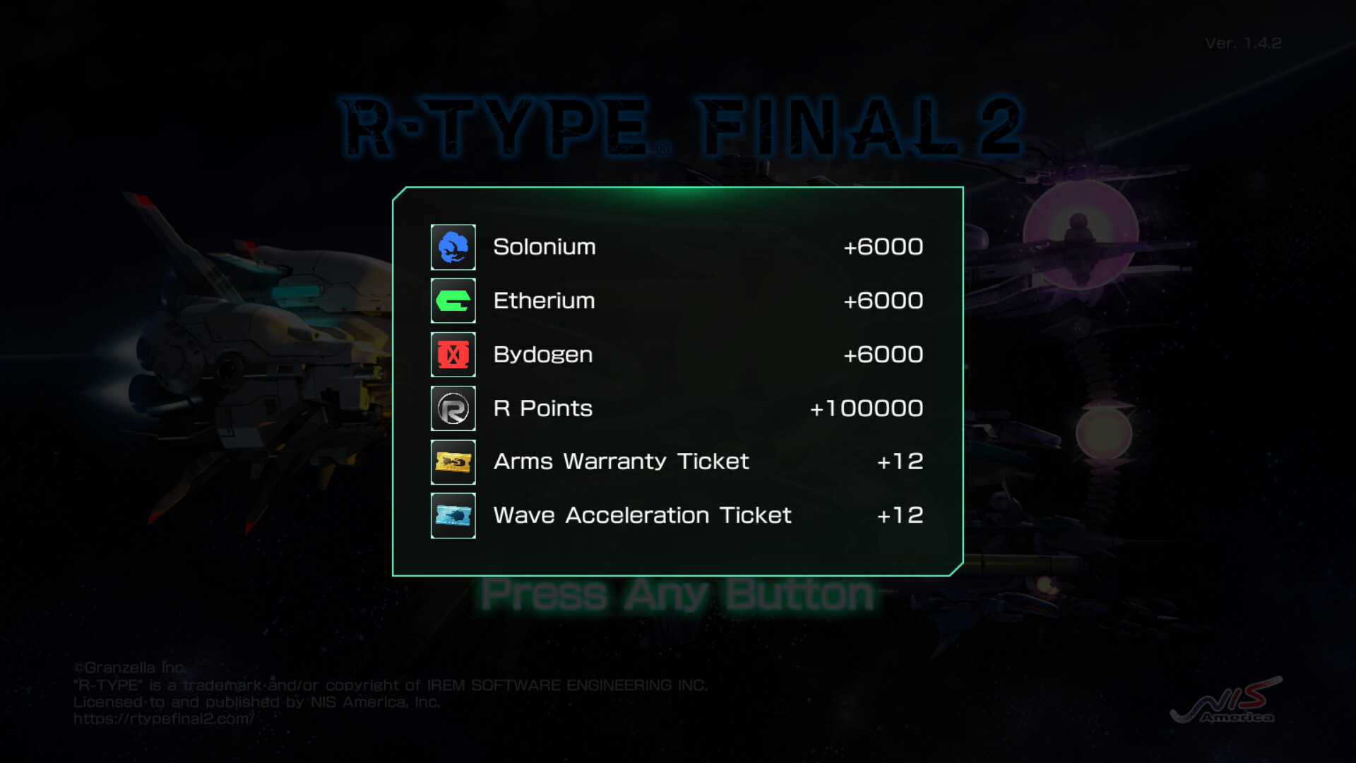 R-Type Final 2 - Ace Pilot Special Training Pack II DLC Steam CD Key [USD 4.66]
