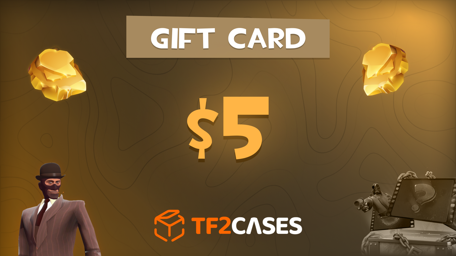 TF2CASES.com $5 Gift Card [USD 5.65]