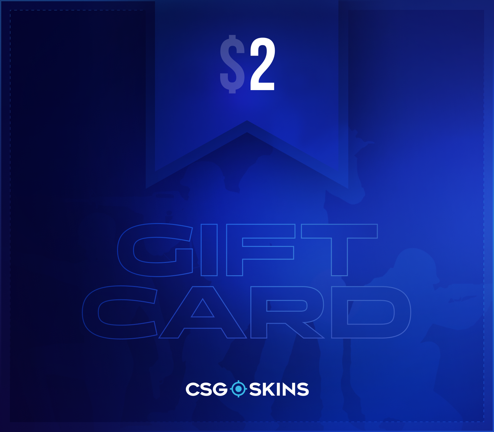 CSGO-Skins $2 Gift Card [USD 2.2]