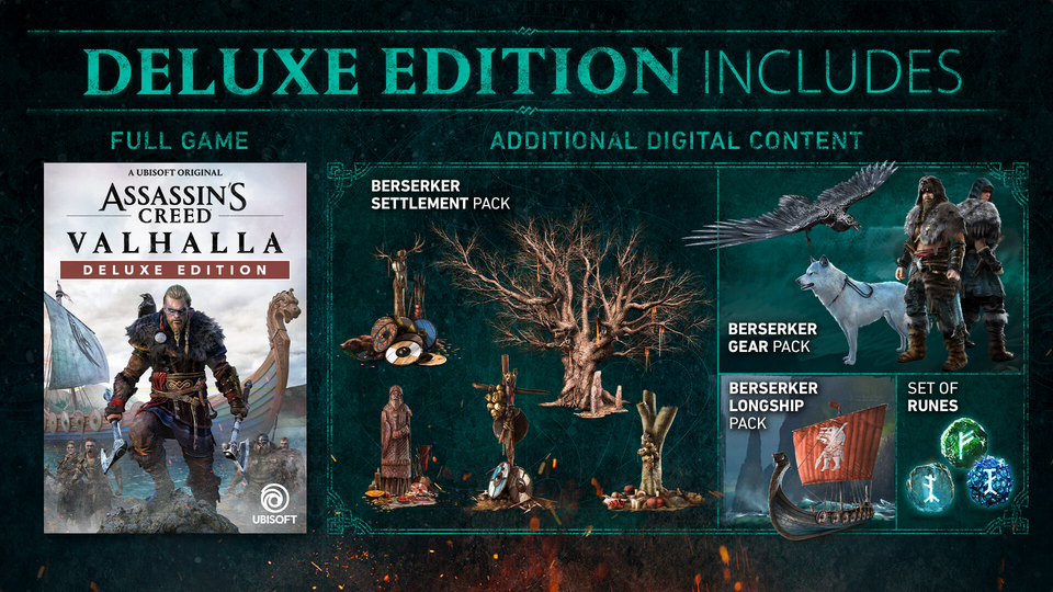 Assassin's Creed Valhalla Deluxe Edition EU XBOX Series X|S CD Key [USD 26.16]