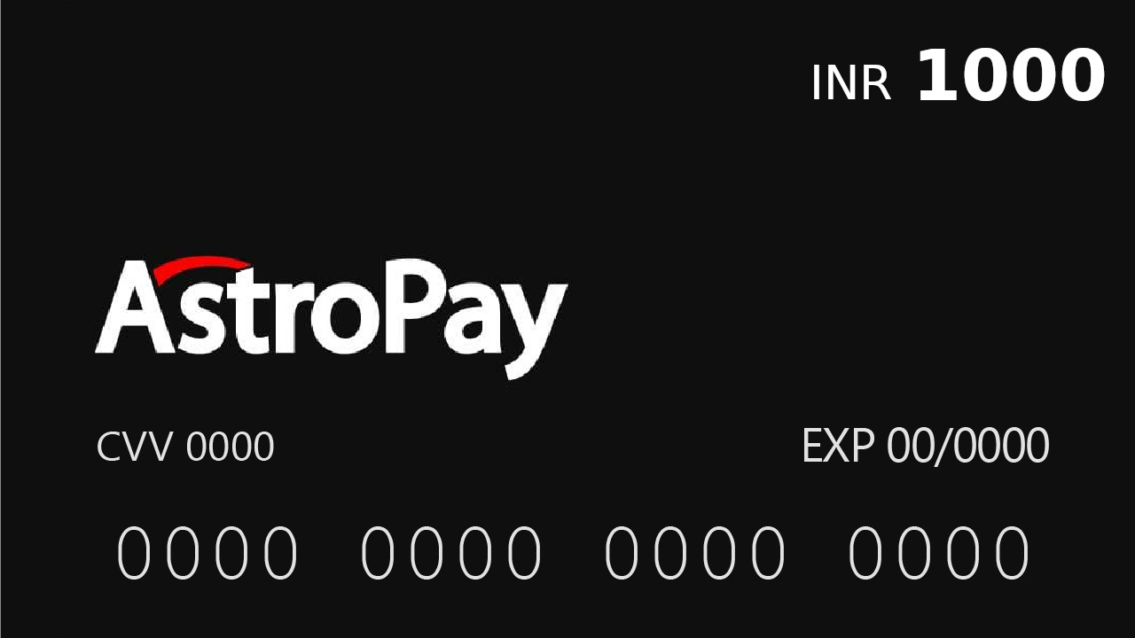 Astropay Card ₹1000 IN [USD 10.12]