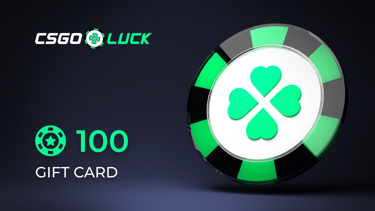 CSGOluck 100 Balance Gift Card [USD 76.95]