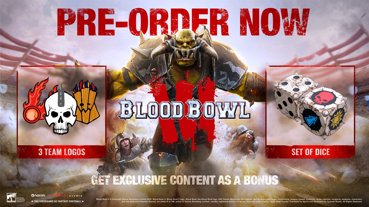 Blood Bowl 3 - Preorder Bonus EU Steam CD Key [USD 1.34]