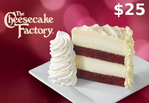 Cheesecake Factory $25 Gift Card US [USD 29.28]